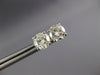 ESTATE 1.67CT DIAMOND 14K WHITE GOLD CLASSIC ROUND 4 PRONG MARTINI STUD EARRINGS