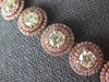 EXTRA LARGE 34.15CT PINK & FANCY YELLOW DIAMOND 18K ROSE GOLD 3D TENNIS NECKLACE