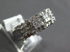 WIDE 1.36CT DIAMOND 18KT WHITE GOLD ROUND BAGUETTE & PRINCESS ANNIVERSARY RING