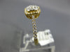 ESTATE .60CT DIAMOND 18KT YELLOW GOLD 3D CLUSTER SQUARE OCTAGON FRIENDSHIP RING