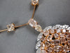 EXTRA LARGE 29.04CT WHITE & PINK DIAMOND 18KT WHITE & ROSE GOLD TENNIS NECKLACE
