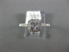 ESTATE .36CT DIAMOND 18KT WHITE GOLD CLASSIC CLUSTER SQUARE HALO FRIENDSHIP RING
