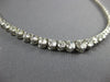 ESTATE 9.0CT DIAMOND 14KT WHITE GOLD 3D CLASSIC ROUND GRADUATING TENNIS NECKLACE