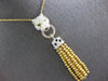 LARGE 1.95CT DIAMOND & AAA EMERALD 14K YELLOW GOLD PANTHER BY THE YARD NECKLACE