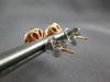 ESTATE 2.81CT DIAMOND & AAA CARNELIAN 14KT ROSE GOLD 3D ROUND HALO STUD EARRINGS