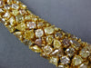EXTRA LARGE 53.29CT MULTI COLOR DIAMOND 18KT YELLOW GOLD 3D MULTI SHAPE NECKLACE