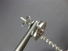 EXTRA LARGE 4.3CT DIAMOND 18K WHITE GOLD ROUND & BAGUETTE ROUND HANGING EARRINGS