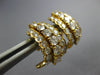ESTATE 2.80CT DIAMOND 18KT YELLOW GOLD TIFFANY & CO SCREW BACK HANGING EARRINGS
