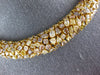 EXTRA LARGE 53.29CT MULTI COLOR DIAMOND 18KT YELLOW GOLD 3D MULTI SHAPE NECKLACE