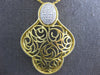 ESTATE 2.93CT DIAMOND & AAA MULTI GEM 14KT YELLOW GOLD 3D FLOWER FUN NECKLACE