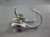 3.0CT DIAMOND & PINK TOPAZ 14KT WHITE GOLD CUSHION SQUARE HALO HANGING EARRINGS
