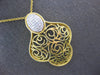 ESTATE 2.93CT DIAMOND & AAA MULTI GEM 14KT YELLOW GOLD 3D FLOWER FUN NECKLACE