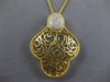 ESTATE 2.93CT DIAMOND & AAA MULTI GEM 14KT YELLOW GOLD 3D FLOWER FUN NECKLACE