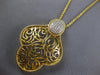 ESTATE 2.93CT DIAMOND & AAA MULTI GEM 14KT YELLOW GOLD 3D FLOWER FUN NECKLACE