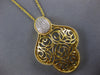 ESTATE 2.93CT DIAMOND & AAA MULTI GEM 14KT YELLOW GOLD 3D FLOWER FUN NECKLACE