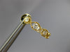 .75CT DIAMOND 18KT YELLOW GOLD 3D ETOILE INFINITY UMBRELLA HOOP HANGING EARRINGS