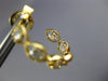 .75CT DIAMOND 18KT YELLOW GOLD 3D ETOILE INFINITY UMBRELLA HOOP HANGING EARRINGS