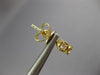 .75CT DIAMOND 18KT YELLOW GOLD 3D ETOILE INFINITY UMBRELLA HOOP HANGING EARRINGS
