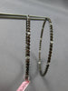 LARGE 3.79CT DIAMOND & MOCHA FANCY SAPPHIRE 14K BLACK GOLD HOOP HANGING EARRINGS