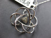 EXTRA LARGE .57CT DIAMOND 14KT WHITE GOLD FILIGREE FLOWER BY THE YARD NECKLACE