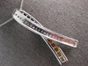 LARGE 3.08CT DIAMOND & AAA RAINBOW SAPPHIRE 14KT WHITE GOLD BCA FLOATING PENDANT