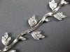 EXTRA LARGE 5.90CT DIAMOND 18K WHITE ROSE GOLD LARIAT MULTI ROSE TENNIS NECKLACE