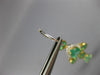 LARGE 8.59CT DIAMOND & AAA EMERALD 18K TRI COLOR GOLD LEVERBACK HANGING EARRINGS