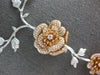 EXTRA LARGE 5.90CT DIAMOND 18K WHITE ROSE GOLD LARIAT MULTI ROSE TENNIS NECKLACE