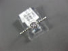 ESTATE SMALL .04CT DIAMOND 18KT WHITE GOLD CLASSIC CLUSTER ROUND BEADED FUN RING