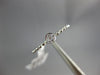 ESTATE SMALL .04CT DIAMOND 18KT WHITE GOLD CLASSIC CLUSTER ROUND BEADED FUN RING