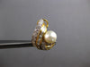 3.50CT DIAMOND & AAA SOUTH SEA PEARL 18KT 2 TONE GOLD TEAR DROP CLIP ON EARRINGS
