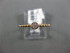 ESTATE SMALL .04CT DIAMOND 18KT ROSE GOLD CLASSIC CLUSTER ROUND BEADED FUN RING