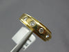 .30CT DIAMOND 14KT YELLOW GOLD 3D ETOILE 6 STONE MATTE & SHINY ANNIVERSARY RING