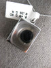LARGE .74CT DIAMOND & AAA TSAVORITE 18KT WHITE GOLD HEART SQUARE LOCKET PENDANT