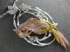 EXTRA LARGE 1.50CT MULTI COLOR DIAMOND 18K WHITE & ROSE GOLD 3D PARROT NECKLACE