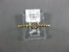 ESTATE SMALL .04CT DIAMOND 18K YELLOW GOLD CLASSIC CLUSTER ROUND BEADED FUN RING