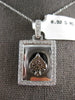 .92CT WHITE & CHOCOLATE FANCY DIAMOND 18K WHITE GOLD ACE OF SPADE LOCKET PENDANT