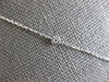 .77CT DIAMOND 14KT WHITE GOLD 3D OVAL TEAR DROP BY THE YARD LARIAT FUN NECKLACE