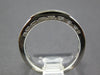 .40CT DIAMOND 18K WHITE GOLD ROUND & BAGUETTE FILIGREE MILGRAIN ANNIVERSARY RING
