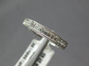 .40CT DIAMOND 18K WHITE GOLD ROUND & BAGUETTE FILIGREE MILGRAIN ANNIVERSARY RING
