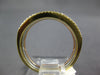 ESTATE WIDE .52CT DIAMOND 14KT TRI COLOR GOLD MULTI ROW SWIRL STACKABLE FUN RING