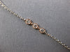 5.44CT DIAMOND & AAA ONYX 14K 2 TONE GOLD HORSE SHOE MOON BY THE YARD NECKLACE