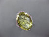 12.35CT AAA LEMON QUARTZ & PINK SAPPHIRE 14KT WHITE GOLD OVAL FILIGREE FUN RING