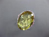 12.35CT AAA LEMON QUARTZ & PINK SAPPHIRE 14KT WHITE GOLD OVAL FILIGREE FUN RING