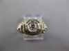 ANTIQUE ART DECO .36CT OLD MINE DIAMOND 18K WHITE GOLD 3D ENGAGEMENT RING #27191