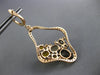 7.36CT DIAMOND AAA CITRINE & SMOKY TOPAZ 14KT ROSE GOLD FLOWER HANGING EARRINGS