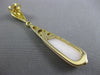 2.5CT WHITE & MOCHA FANCY DIAMOND & PINK QUARTZ 14K YELLOW GOLD HANGING EARRINGS