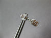 1.07CT DIAMOND 18KT WHITE GOLD CLUSTER INVISIBLE OVAL & SQUARE HANGING EARRINGS