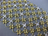 LARGE & LONG 1.30CT DIAMOND 18KT YELLOW GOLD HANDCRAFTED MULTI FLOWER BRACELET