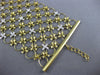 LARGE & LONG 1.30CT DIAMOND 18KT YELLOW GOLD HANDCRAFTED MULTI FLOWER BRACELET